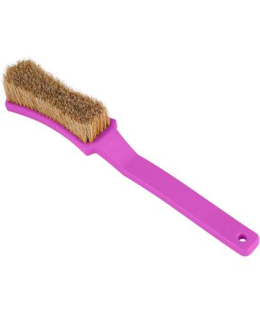 Bouldering Brush with Thick Boar's Hair Bristles | Rock Climbing Holds Cleaner | Indoor/Outdoor Climbing Chalk Brush - Black & Purple - Buy Online on GoSupps.com