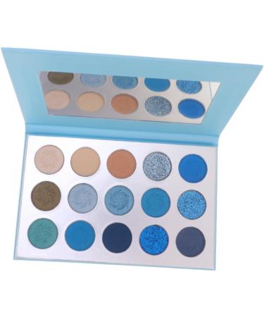 Angoily 2pcs 15 Eye Shadow Eyeshadow Makeup Palette Powder Make up Kit Miss Pearlescent - Buy Online on GoSupps.com