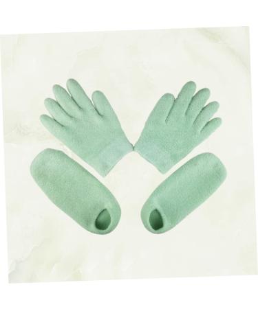 FRCOLOR 1 Set Cuticle Socks Heel Socks Dry Cracked Socks Gel Socks Gel Spa Socks Cracked Heels Socks Dry Skin Socks Shoe Covers Socks for Cracked Feet Booties Softening Socks Gloves Foot
