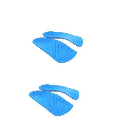 Hemoton 2 Pairs Shoe Inserts Shoes Pad for Flatfoot Sports Shoes Insoles Flatfoot Insoles Correct Insoles Arch Pad Men and Women Non-Slip Arch Support