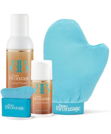 Beau Bronzage - Self Tanning Mist Medium Shade - Lightweight Tanning Aersol - Hydrates Moisturises and Helps Reduce Dryness - Vegan Friendly Never Tested on Animals - 200ml - Buy Online on GoSupps.com