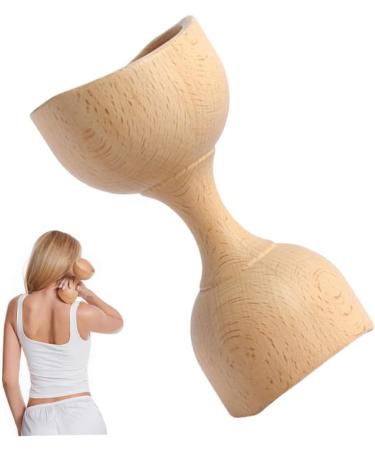 Wooden Handheld Massage Cup - Body Sculpting Tool for Muscle Soreness Relief | International Shipping - Buy Online on GoSupps.com