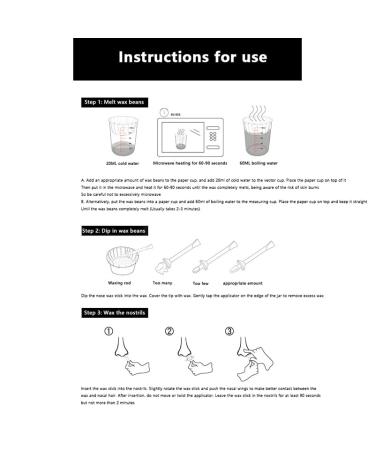 Nose Wax Kit for Men & Women | Painless Hair Removal with 10 Cardboard Cups - Nose & Ear Wax Kit - Buy Online on GoSupps.com