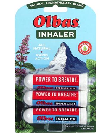 Olbas Inhaler Aromatherapy/Aromatic Inhaler, 0.01 Oz, 3-Pack