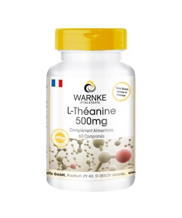 L-Theanine 500mg - 60 tablets - Adaptogen - Animated acid | Warnke Vitalstoffe - Quality from German pharmacies