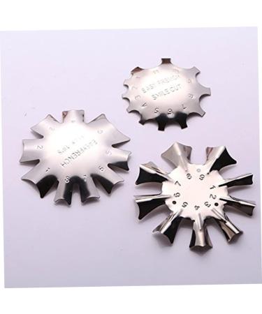Nail MoldNail Manicure Edge Trimmer Nail Art Trimmer Template French Manicure Accessories Kit Silver - Buy Online on GoSupps.com