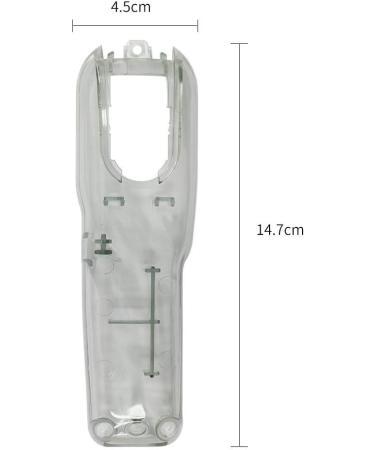 RIYAN 1Set Gray Hair Clipper Back Housing Cover Clear Front Lid for Hair Trimmer Tools Kit - Buy Online on GoSupps.com