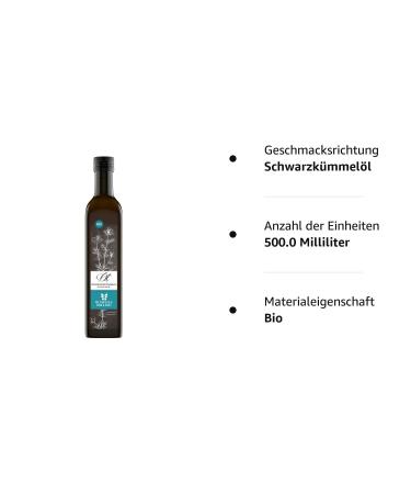  lm hle Solling Organic Egyptian Black Cumin Oil - Cold Pressed Nigella Sativa - 500ml - Premium Quality - Buy Online on GoSupps.com