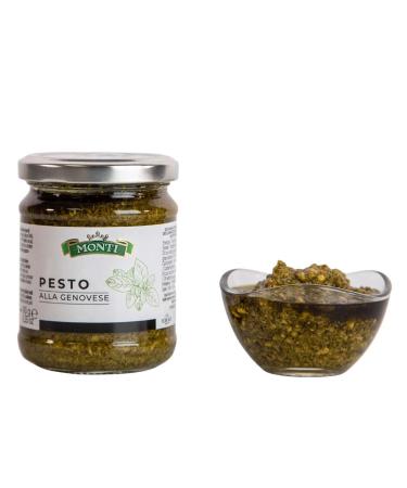 Monti Pesto Genovese 180g - Authentic Italian Pesto Sauce for International Shipping - Buy Online on GoSupps.com