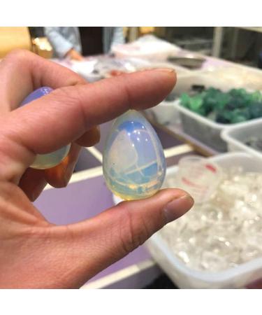 1.2 Inches Natural Opal Egg Quartz Crystal Polishing Kegel Exercise Stone 1pc Stone Mineral Specimen - Buy Online on GoSupps.com