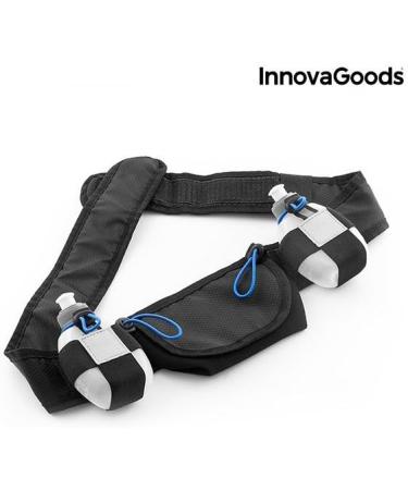InnovaGoods IG115281 Hydration Belt - Unisex Adult Black - One Size | Best for Running & Fitness | International Shipping Available - Buy Online on GoSupps.com