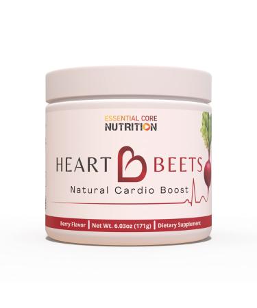 Heart Beets - Beet Root Powder - 6.03 Fl. Oz. - Superfood Powder Acts As Beetroot and Nitric Oxide Booster - Beet Powder is an Energy Booster - Made in The USA