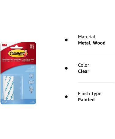 Command Metal Small Refill Strips R69D - 24 Clear Strips - Buy Online on GoSupps.com