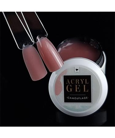  Lynis Nailshop Lynis-Nailshop.de - Acrylic Nail Gel - CamoFLAGE NUDE MAKE UP - 15 ml - Color for double tips/Pop it Nails - No drips and low odor - Buy Online on GoSupps.com