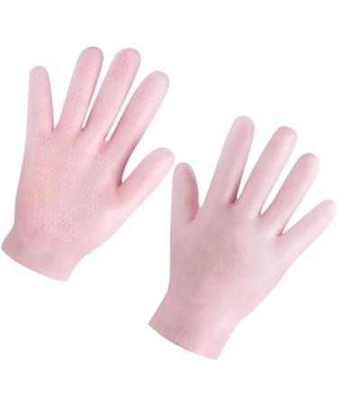 minkissy Ear Piercing Kit 4 Pairs Nourishing Care Gloves Cracked Heel Repair Massaging Hydrating Gloves Hand Softening Gloves Dry Hands Lotion Skin Pink Hand Gloves Sebs Women's Desk Shelf - Buy Online on GoSupps.com