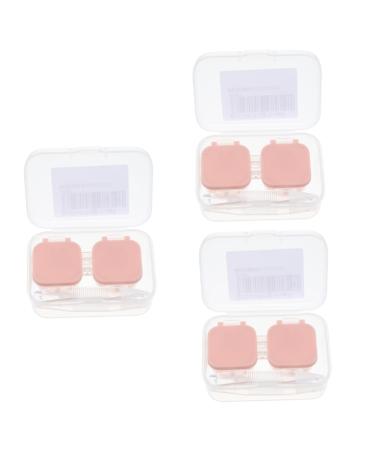 Solust 3 Series-Box glasses case Linnenetui Storage Box For glasses Portable lens pocket Lenal storage holder lentil storage contact lens container travel colored contact lenses chocolatex3st 5.5x2.5x2cmx3pcs