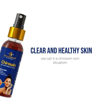 Pexal Dharishah Ayurveda Chirowin Psoriasis Oil 50ml - Reduces Blemishes, Even Tones Skin - Buy Online on GoSupps.com