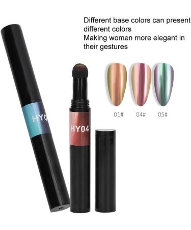 Shop 3PCs Holographic Nail Magic Powder Pen | Easy Nail Art & Eyeshadow | Perfect for Home Salon Decoration - Buy Online on GoSupps.com