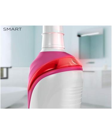 Oral-B Smart 4 Electric Toothbrush Heads - Cross Action 3 Modes Bluetooth Pink/White | International Shipping Available - Buy Online on GoSupps.com