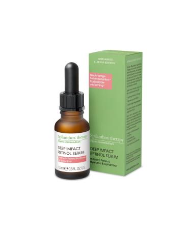 Spilanthox therapy - Deep Impact Retinol Serum - Anti-Ageing Facial Serum - Facial Care for Wrinkle Reduction - Spilanthol & Hyaluronic Acid - Vegan Natural Cosmetics - 15ml