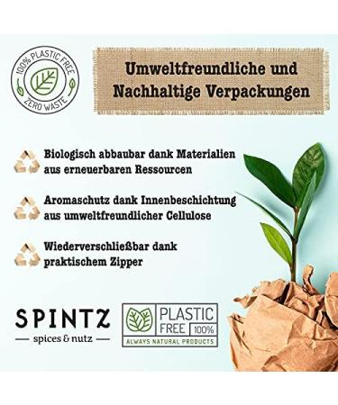 Spintz Organic Barley Grass & Turmeric Powder - 100% Natural Vegan Dietary Supplement | Plastic-Free Packaging (500g) - Buy Online on GoSupps.com
