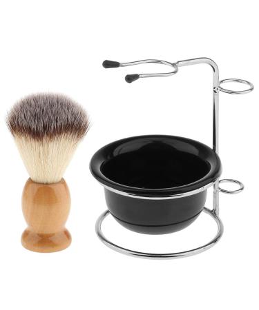 Harilla Durable Wooden Shaving Brush Bowl Set for Daily Use