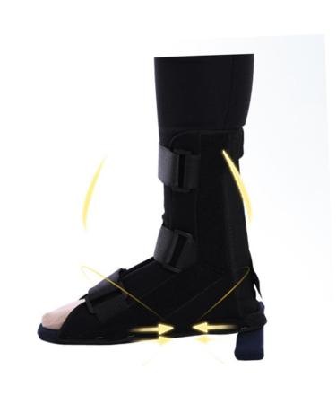 Foot Brace Support - Ankle Stabiliser Boot for Sprains | Child L Black Ankle Brace & Fixed Shoes for Ultimate Support - Buy Online on GoSupps.com