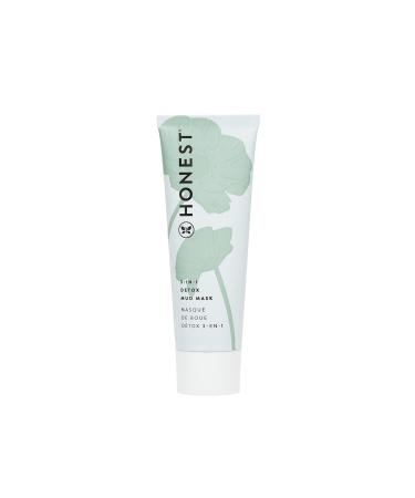 3-In-1 Detox Mud Mask by Honest for Women - 2.8 oz Mask