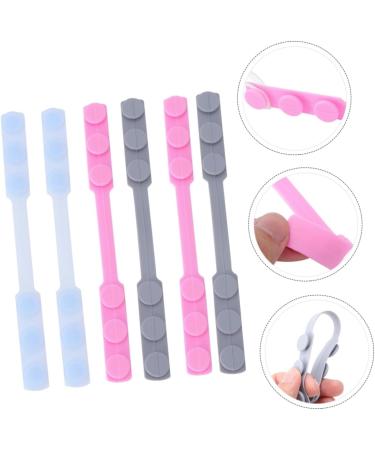 Ultechnovo 6 St Masking Hooks - Reusable Silicone Rope Buckle for Face Cover Anti-Ear Protector S Hooks (15.8x1.5cm) - Buy Online on GoSupps.com