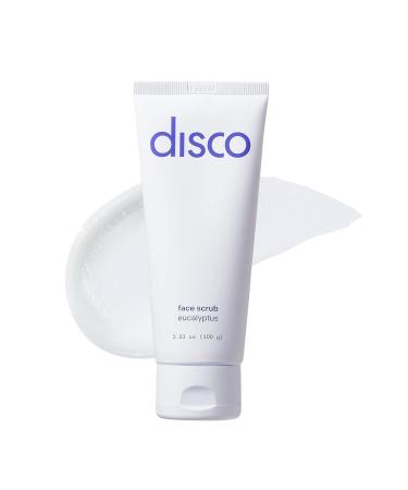 Disco Face Scrub for Men - Exfoliating & Cleansing All Natural Paraben Free Eucalyptus Scent | Remove Dead Skin & Build Up | 2 oz - Buy Online on GoSupps.com