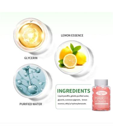 Vitamin E Hair Oils Capsules - Split Ends Treatment Serum Repair Essence for Dry & Damaged Hair - 60PCS Pink | Healthier Smooth Silky Thicker Growth - Buy Online on GoSupps.com