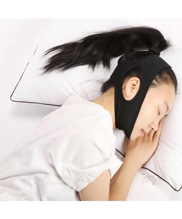 Buy Anti Snoring Chin Straps - Effective Snoring Solutions for 2023 | Reduce Snoring with Our Black Chin Strap - Buy Online on GoSupps.com