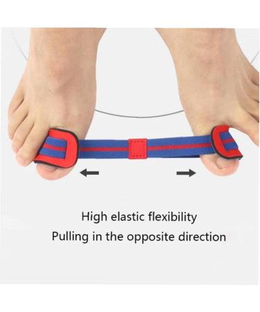 TOSSPER Elastic Big Toe Valgus Correction Belt - Thumb Straightening Training Band for Effective Toe Exercise - Red - Buy Online on GoSupps.com