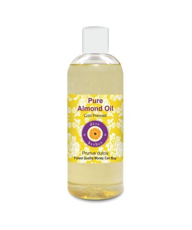 Deve Herbes Pure Almond Oil (Prunus dulcis) Natural Therapeutic Grade Cold Pressed 200ml (6.76 oz) 200 ml (Pack of 1)
