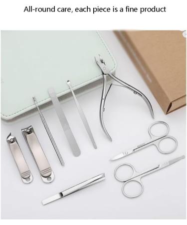Manicure Set Professional Nail Cutter Pedicure Sets Eyebrow Clipper File Beauty Tools for Women and Man Travel Home Gift (Color : Pink) - Buy Online on GoSupps.com