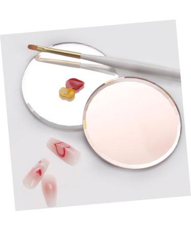 WOONEKY Nail Art Supplies Manicure Pallet Mirror For Mixing Colors - Buy Online on GoSupps.com