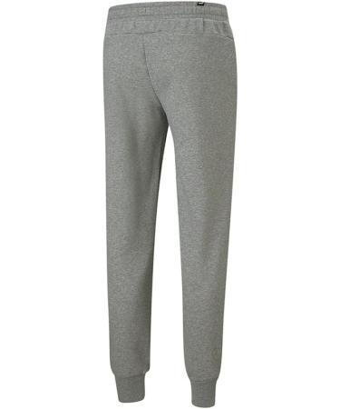 PUMA Men's Essentials Logo Fleece Sweatpants - Medium Gray Heather - Buy Online on GoSupps.com