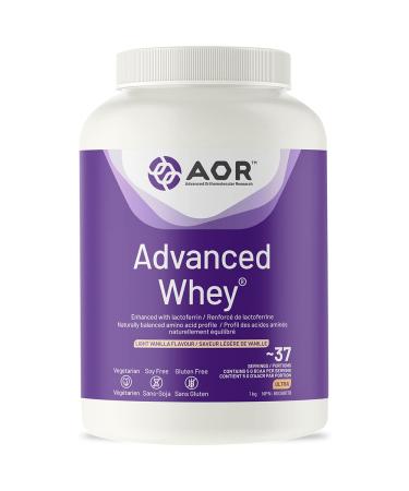 AOR - Advanced Whey Enhanced with Lactoferrin - 1kg - Light Vanilla Flavour - 37 Servings