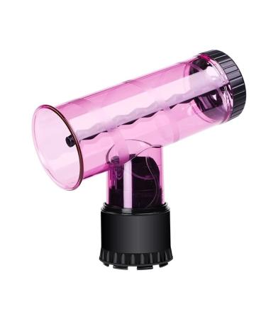 Curling Tube-Hair Dryer Hood-Curler Tornado Hood Hair Dryer Big Wave Wind Tube Curly Hair Styling Heatless Hair Curlers for Long Hair (Color : Pink)