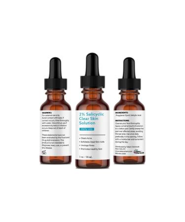 Salicylic Acid Solution 2% - Exfoliate & Clear Pores | Talsen Chemicals 30mL - Buy Online on GoSupps.com