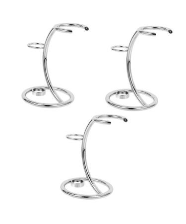 FRCOLOR 3 Pcs Shaving Razor Stand Shaving Rack Shaving Holder Trimming Brush Man
