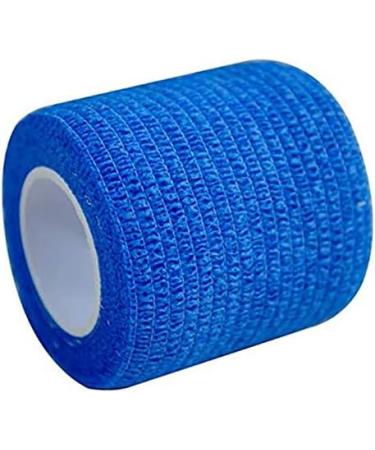 Baglaum Cohesive Tape Self-Adhesive Elastic Wrap Bandage Tape(5X450cm Pack of 12)-Blue - Buy Online on GoSupps.com