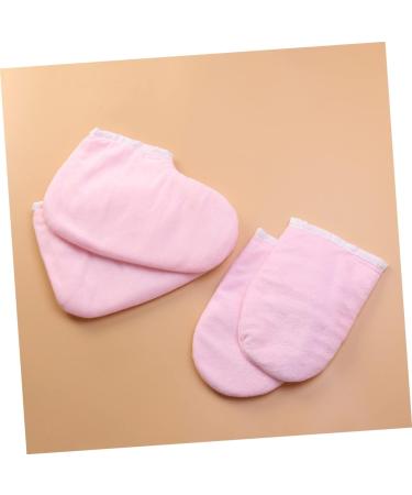 minkissy 2 Pairs Mittens Kids Beauty Gloves Spa Gloves Warm Gloves Insulated Gloves Wax Care Insulated Mittens Foot Spa Cover Bath Mitt Thermal Gloves Bath Treatment Mitt Hand Paraffin - Buy Online on GoSupps.com
