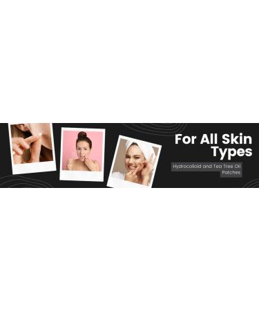 MTAR Tea Tree Oil Hydrocolloid Pimple Patches - Invisible Waterproof Acne Treatment for Skin Care - Buy Online on GoSupps.com