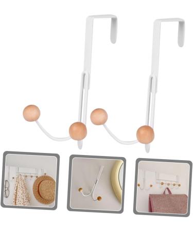 Zerodeko 2pcs Coat Hangers Towel Rack Clothes Rack Hooks Over Door Coat Rack Door Hook Goal Wrought Iron - Buy Online on GoSupps.com