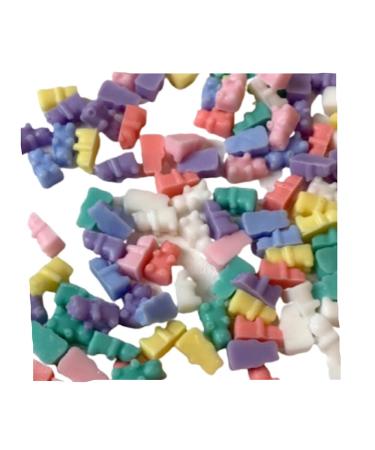 Mini Soaps Gummy Bear Handmade Decorative (Unscented)