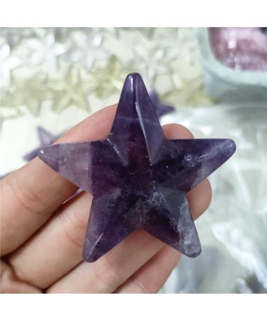 Specimen 50mm Hot Natural Crystals and Stones handcarved Star Purple Quartz Reiki Crystal for Pendant Home DecorationStone Crystal Stone Mineral Specimen - Buy Online on GoSupps.com