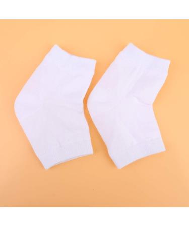 Beaupretty Breathable Socks Pairs Gel Heel Sleeves Dry feet Heel Protector Heel Sleeves Protectors Heel Moisturizing Breathable Gel Men and Women Crack White Ankle Men Moisturizing Socks - Buy Online on GoSupps.com
