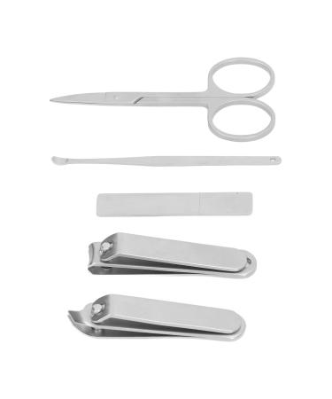 Fyearfly Nail Clipper Set Stainless Steel Nail Clipper Set 5-Piece Manicure Kit for Finger and Toenail Care High ness Wide Application - Buy Online on GoSupps.com