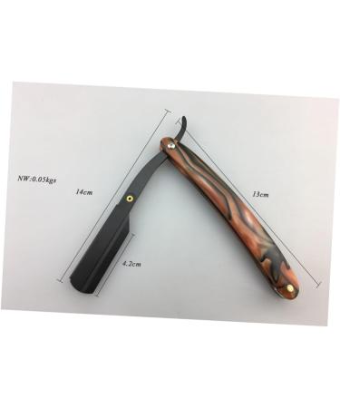 Beaupretty Metal Razor - Portable Black Blade Hand Razor for Men | Safe Manual Hair Removal Cutlery - Buy Online on GoSupps.com